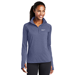 Ladies Stretch 1/2-Zip Pullover