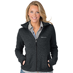 Ladies Heathered Fleece Jacket